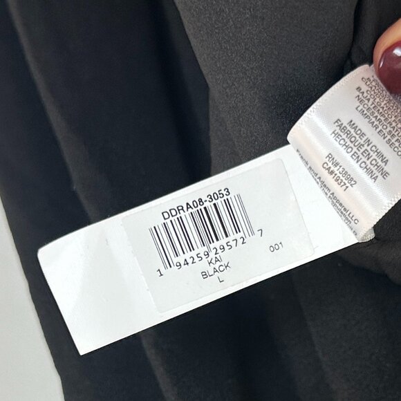 DRESS THE POPULATION Kai Strapless Gown in Black Size Large - Picture 9 of 11